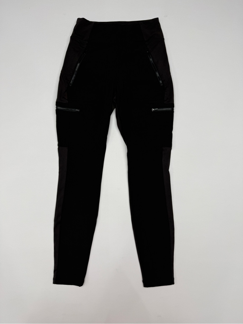 Athleta Headlands Hybrid High-Rise Cargo Leggings Black Size 0